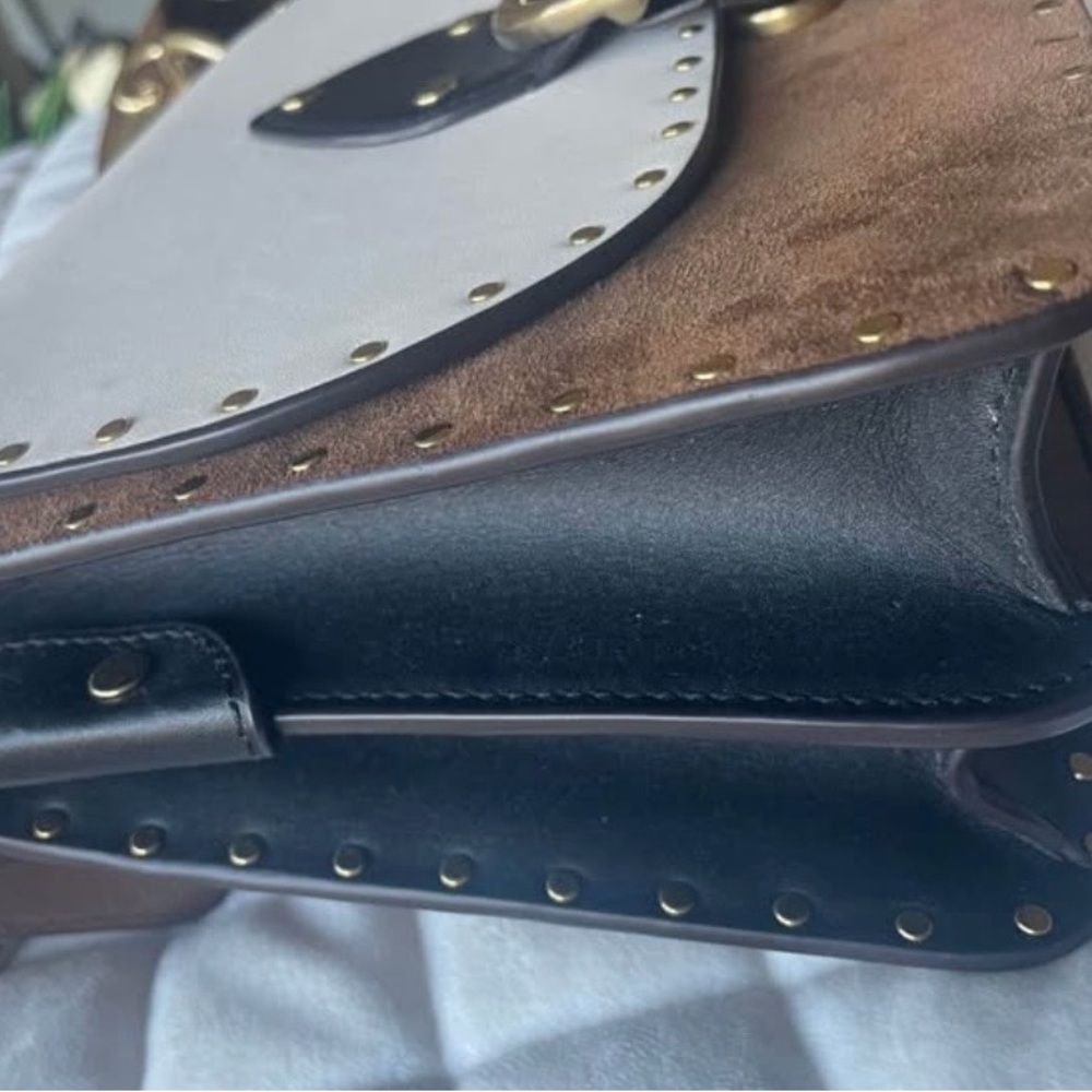 Coach White and Brown Crossbody Bag - Picture 6 of 7